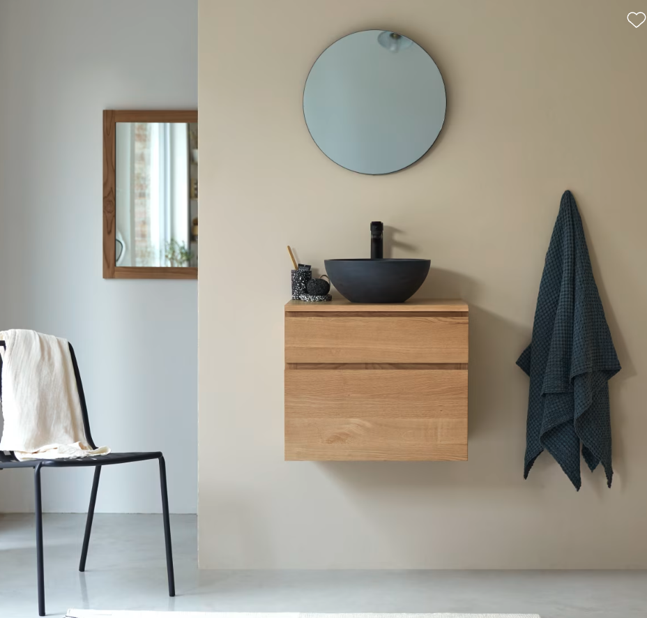 Tikamoon - Jacob Solid oak - Single vanity